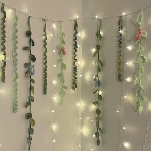 Crochet Hanging vines with flowers