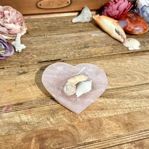 Rose Quartz Heart Dish