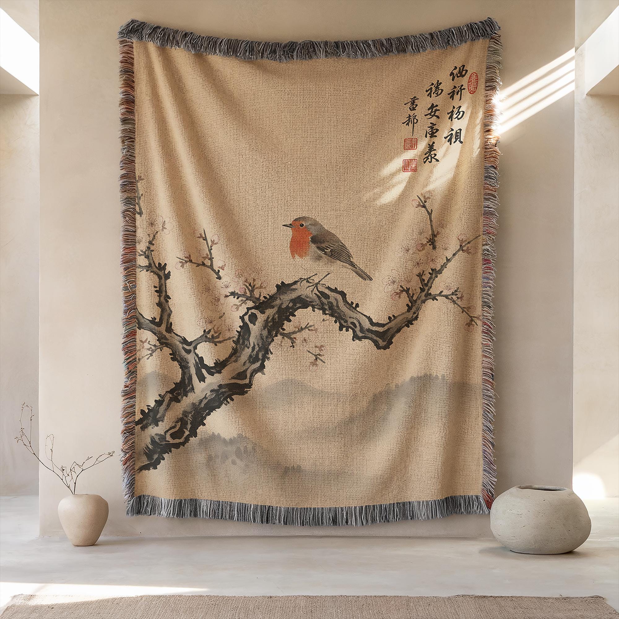 Asian Throw Blanket - Etsy