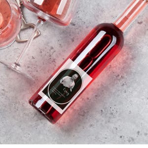Personalisierte Name Definition Champagner Wein Etikett mit Foto | Lustige Geschenkaufkleber für Geburtstage, Jubiläen & besondere Anlässe
