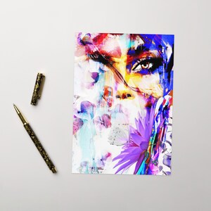Grußkarte - Fusion - Kunst, Blumen, Schmetterling, Bilder und Designs durch Fusion zusammengebracht. Ein wunderschönes, einladendes Design zum Teilen