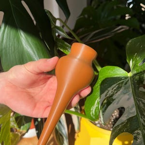 自動給水容器 - 3個パック - 3Dプリント灌漑スパイク - 休暇用の自動給水システム - 植物給水装置