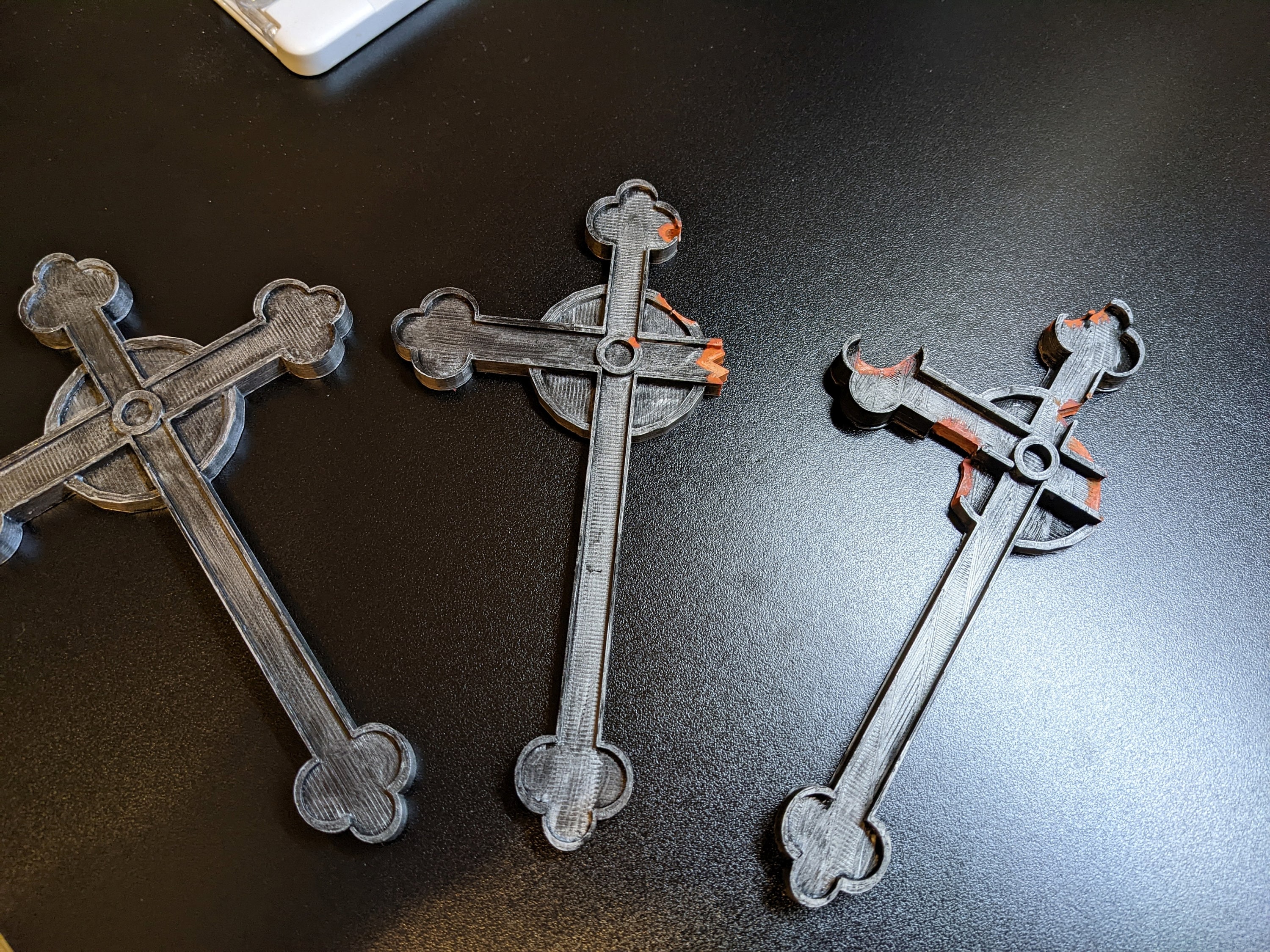 Phasmophobia Crucifix Set Hand Painted 3D Printed Etsy