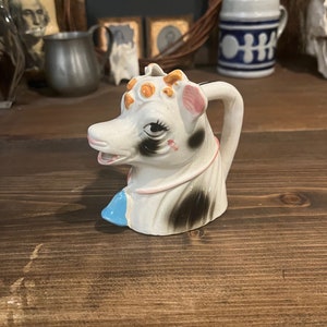 Elsie the Cow Vintage Cow Creamer - Weird Unique Charming Piece!