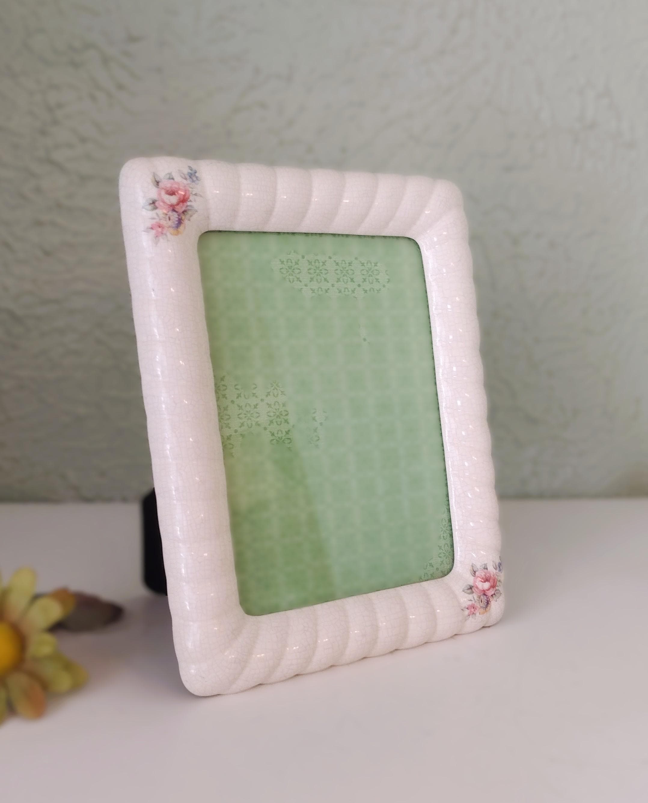 Vintage Ceramic Picture Frame - Etsy
