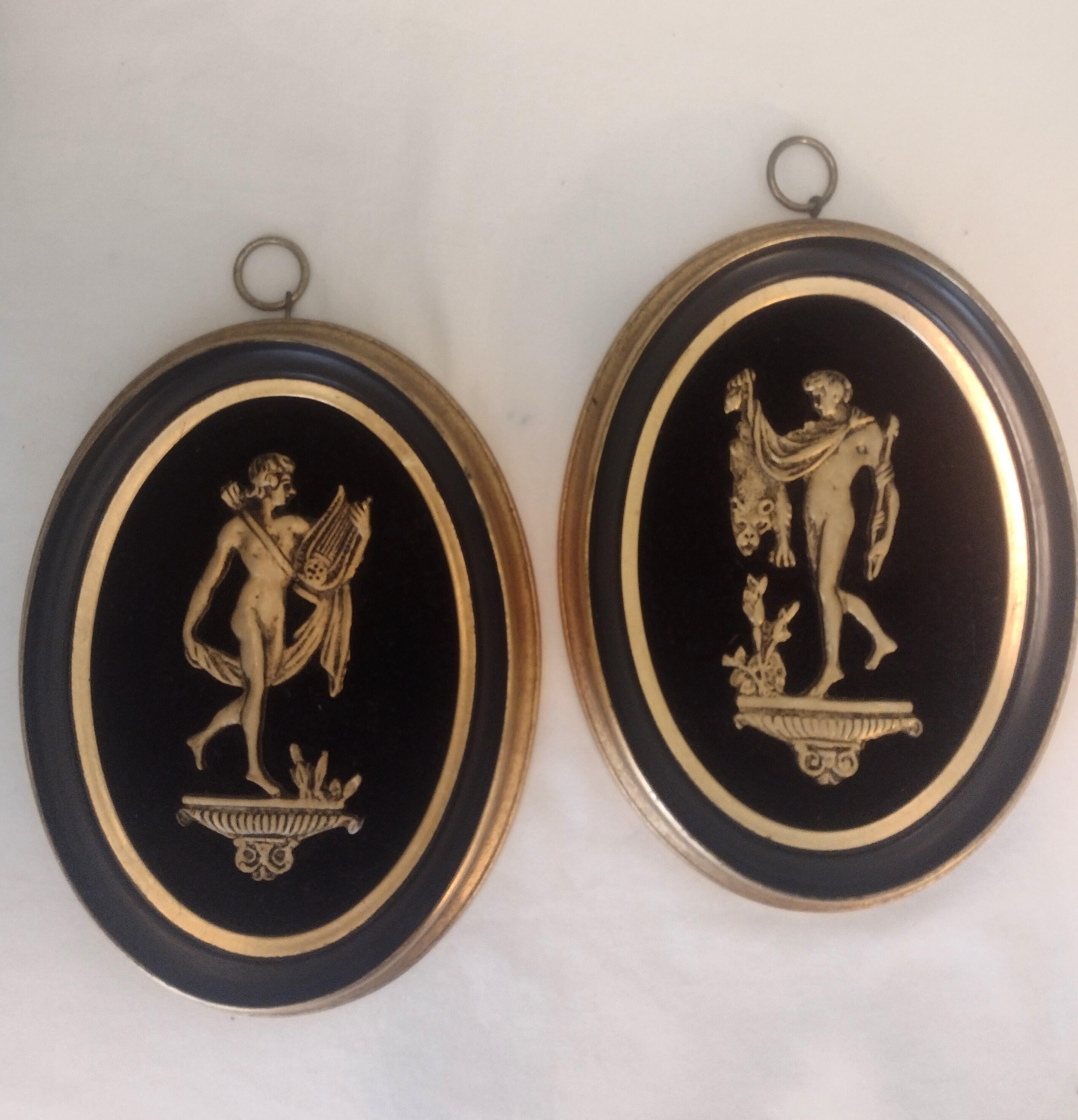 Vintage Greek Themed Wall Plaques Wall Hangings Roman/greek Etsy