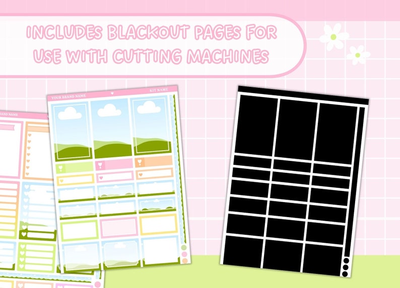 Canva Editable Planner Sticker Template | Big Happy Planner ...