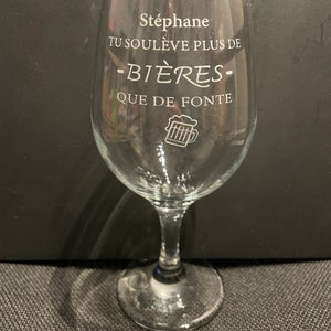 Verre à bière personnalisé image 5