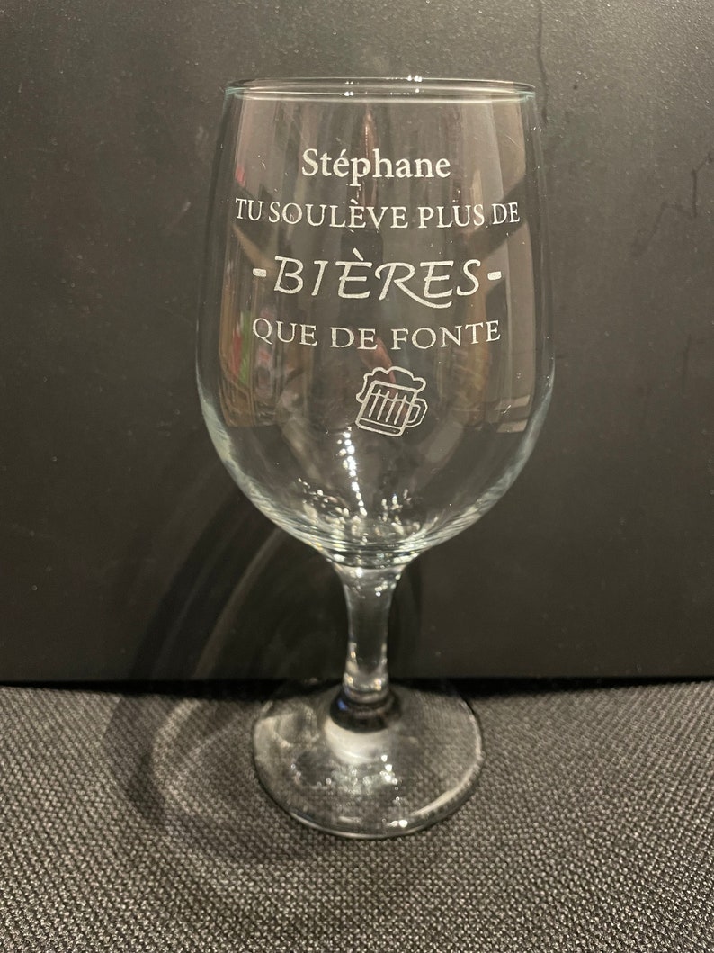 Verre à bière personnalisé image 5