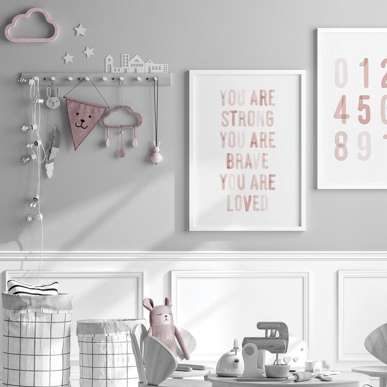 Kinderzimmer Poster, Kinderzimmer Zitate, Kinderzimmer Druck