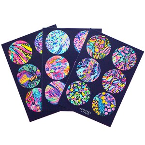 Veelkleurige stickers Journalling Aesthetic Sticker Pack Unieke stickers Scrapbook Kleurrijk stickervel Journalling kleurrijke stickers