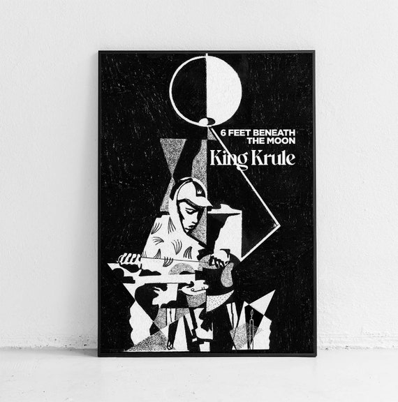 King Krule '6 Feet Beneath the Moon' Album Art Poster Print - Etsy