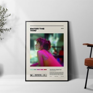 Enter the Void / Gaspar Noé / Minimalist Movie Poster Print / Mid ...