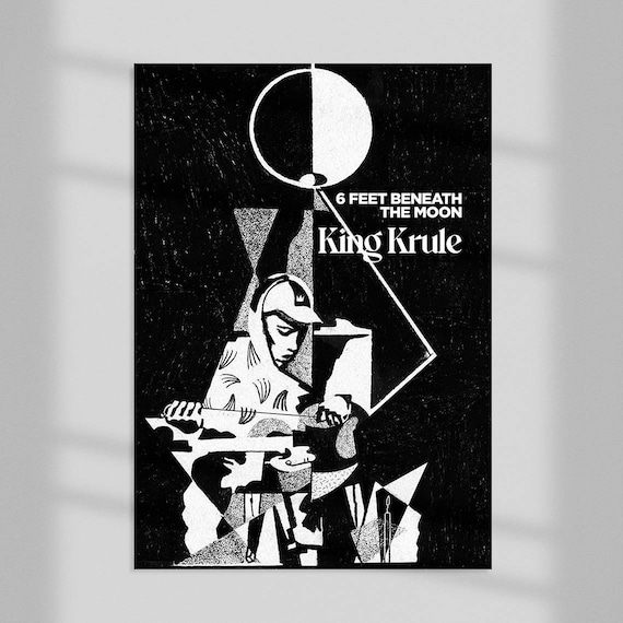 King Krule '6 Feet Beneath the Moon' Album Art Poster Print - Etsy UK