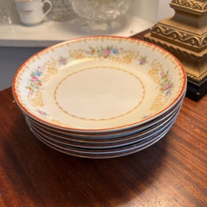 Crescent China / Small plates / set of 4