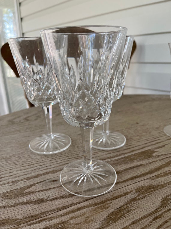 Waterford Wine Glasses / Set of 3 Etsy