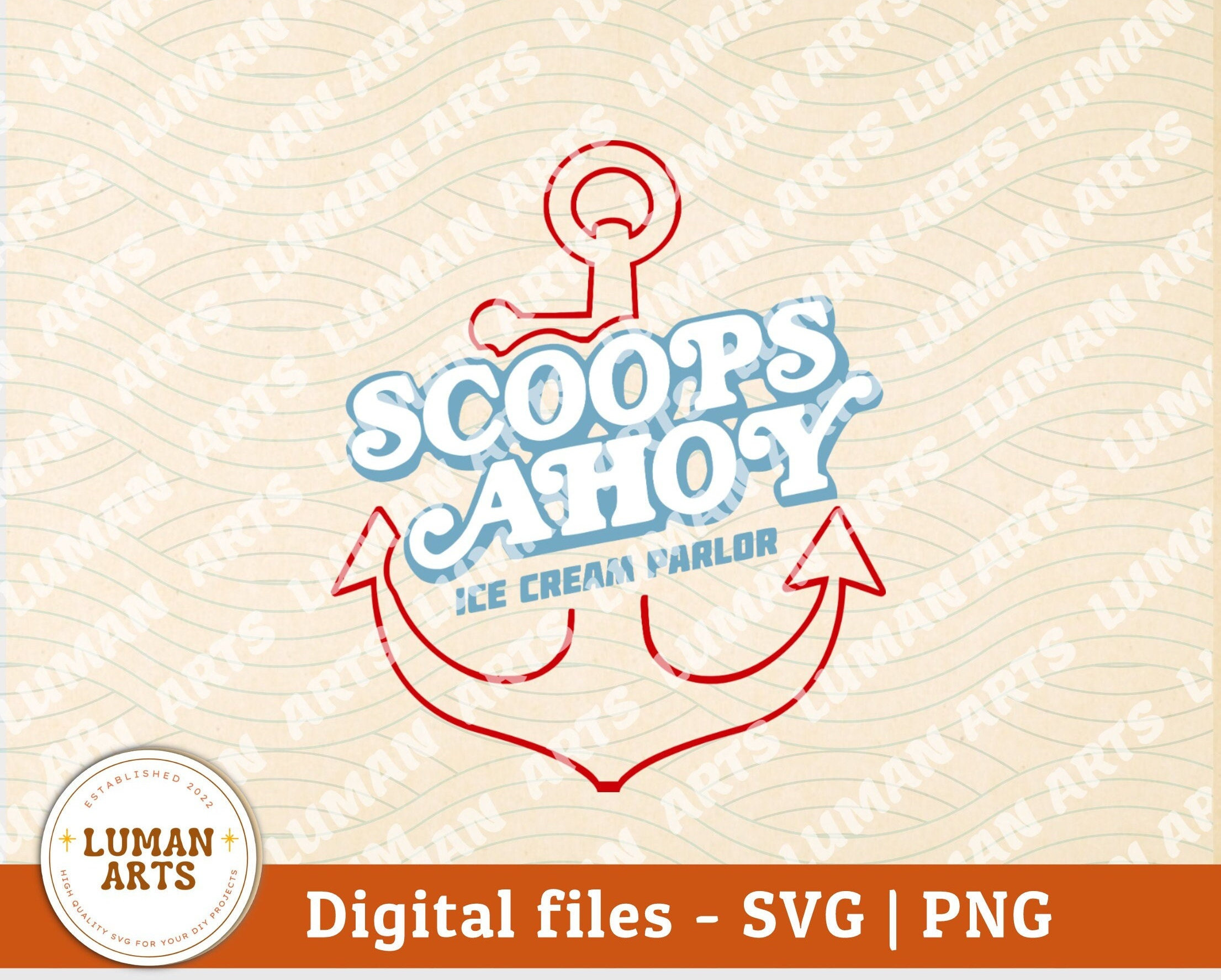 Scoops Ahoy SVG PNG Cricut Silhouette Etsy Canada