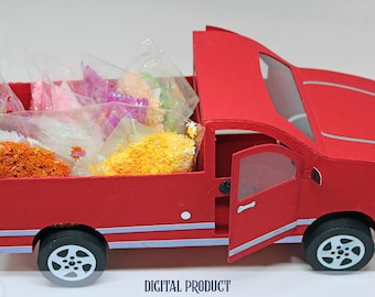 Pickup 3D. Digital cutting file for Cricut, Scanncut and Silhouette Cameo.