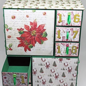 Laden adventskalender Snijbestanden, SVG-bestanden, pdf-bestanden, Silhouette Studio-bestanden. Digitale download