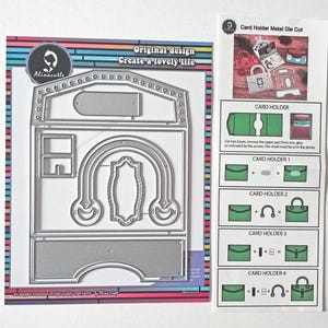 10 fustelle in metallo, porta carte regalo, busta o borsa