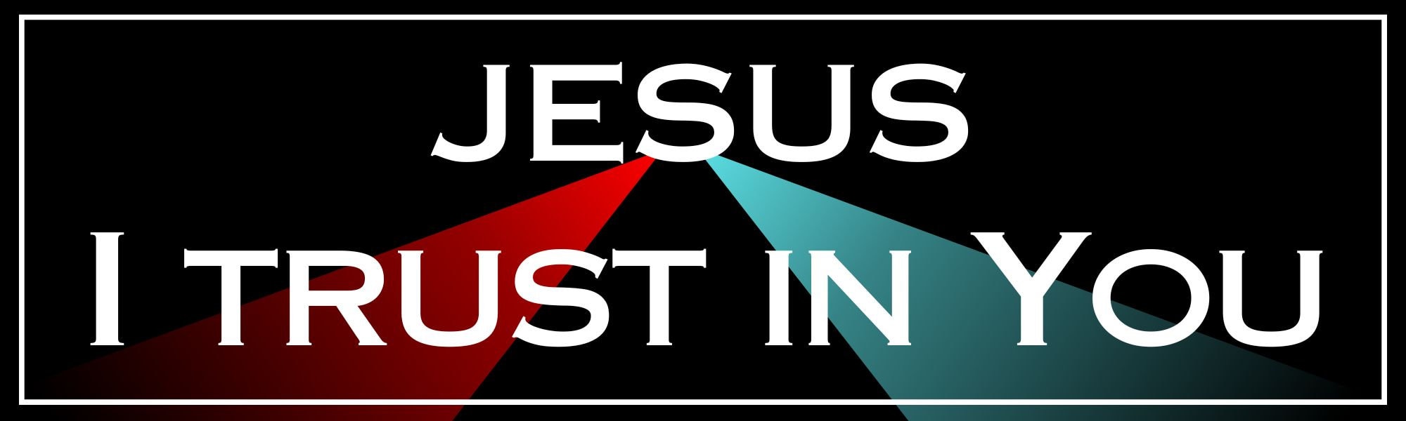 Catholic Bumper Sticker | Divine Mercy Vinyl Sticker | Weatherproof ...