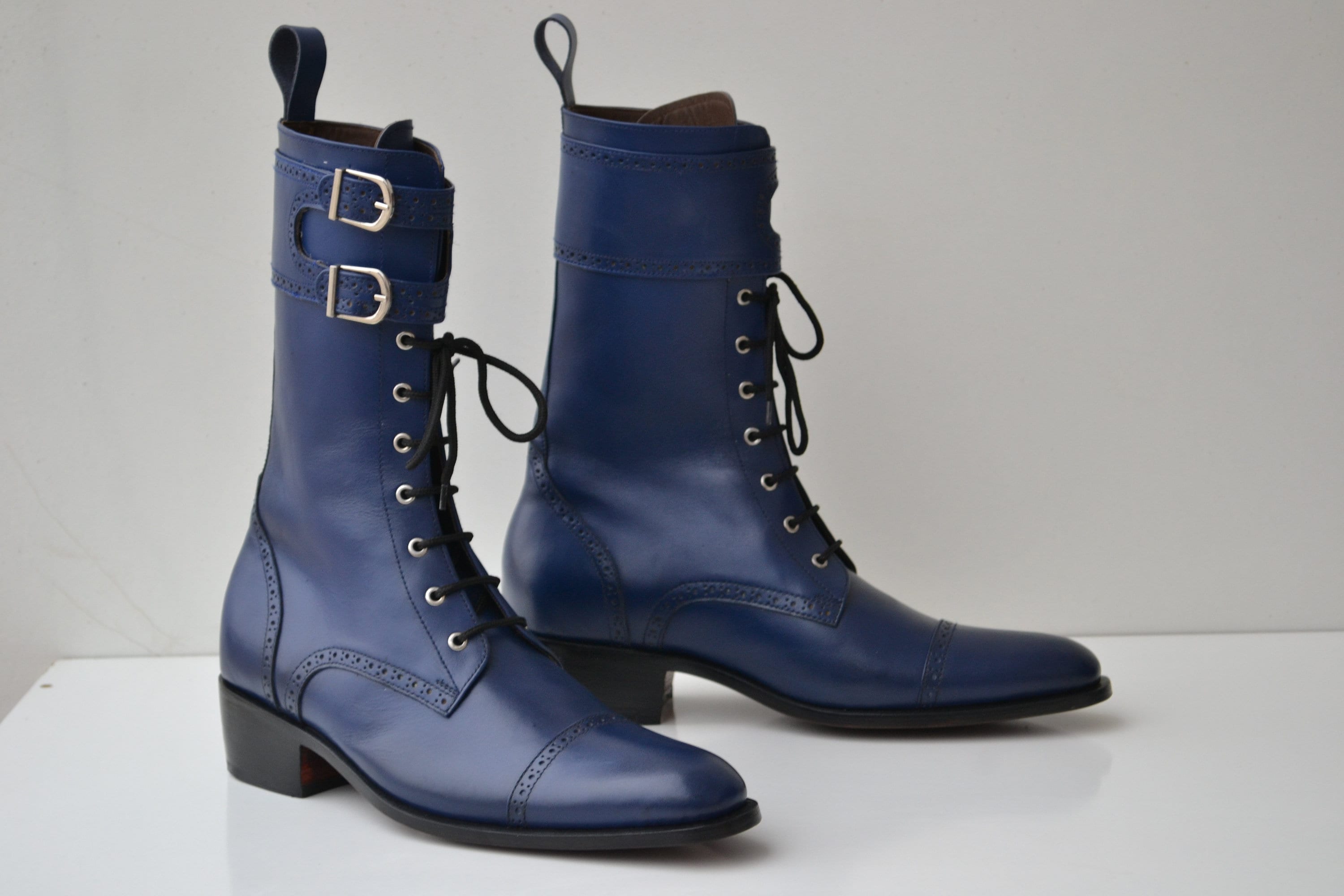 Mens high store heel boot