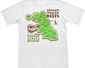 Camiseta unisex de carnes italianas de Chicago