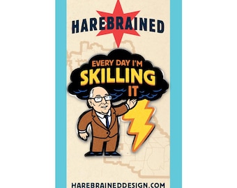 Skilling It Enamel Pin