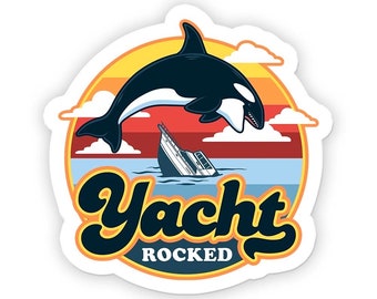 Yacht Rocked Sticker
