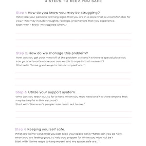 Säkerhetsplanens arbetsblad i PDF-format