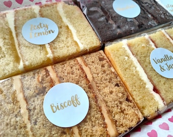 Letterbox Cake slices - Birthday Cake - 4 Cake Slices - Birthday Gift - Postal Cake - Thoughtful Gift - Sympathy gift - Father's day gift
