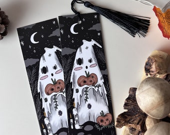 Cute Ghost Bookmark // Spooky Bookmark // Halloween Bookmark