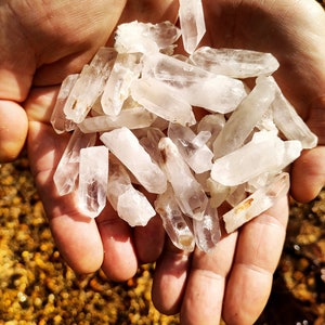 Raw Quartz Crystal Point, Clear Quartz Pointed, Wholesale Availibity