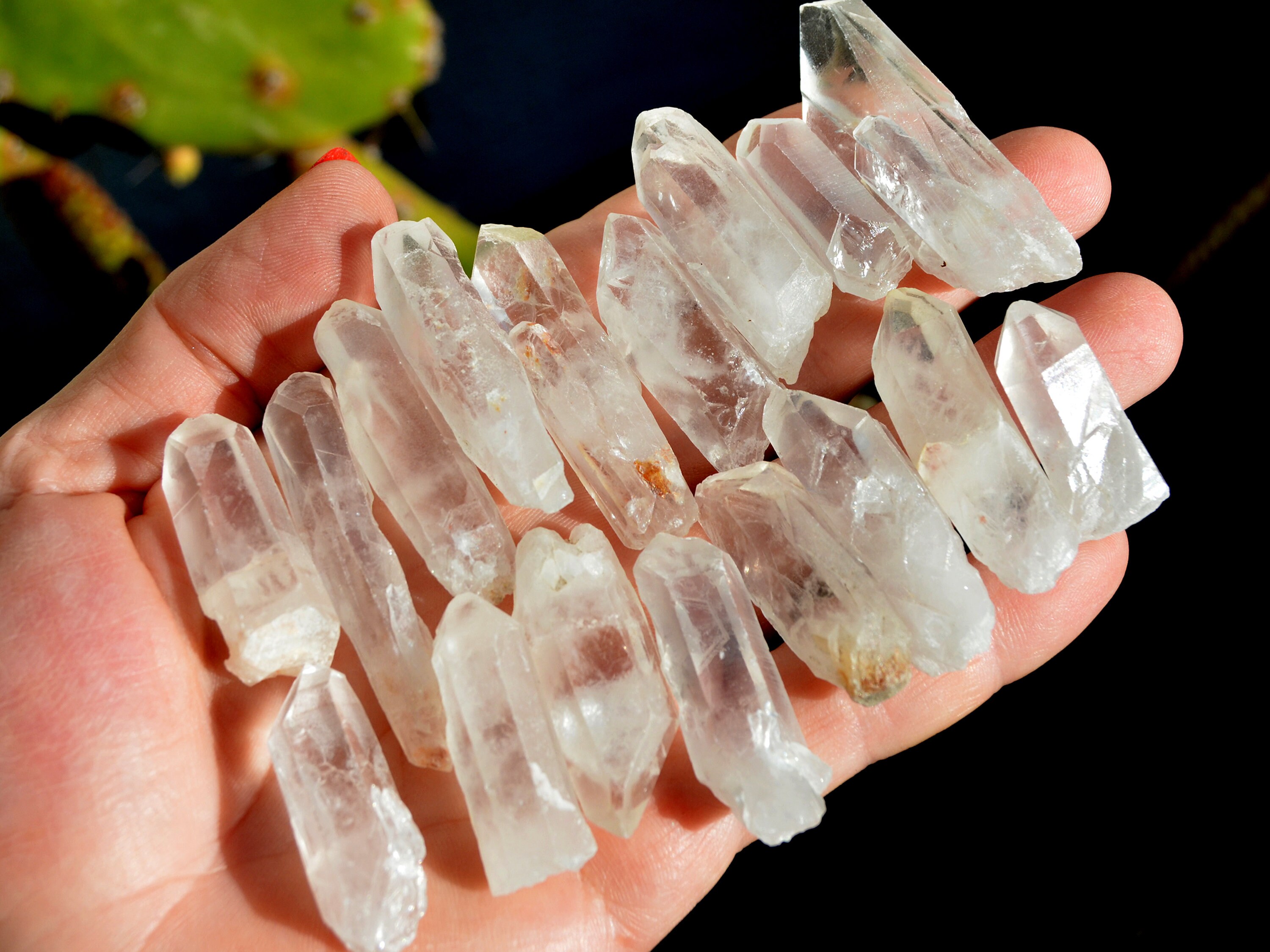 Raw Quartz Points, Raw Clear Crystals, Bulk Pointed Crystals, Jewelry Making and Spiritual Works, Wholesale Lot