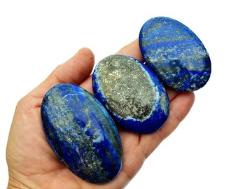 Lapis Lazuli Palm Stone (45mm - 80mm) – A Quality Crystal