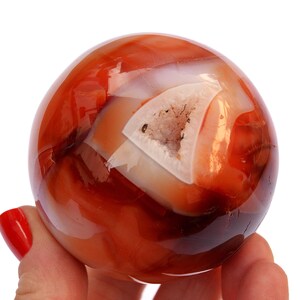 Red Carnelian Sphere (45mm - 65mm), Crystal Sphere, Sacral Chakra, Wholesale Available