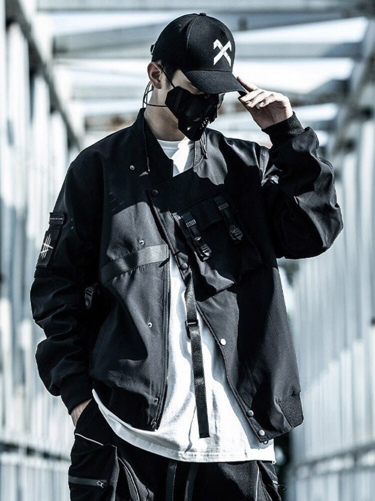 Techwear Jacket - Etsy UK