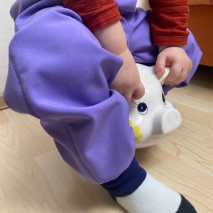 Pantalon polaire Softshell. Coque souple. Pantalon imperméable. Pantalon softshell pour enfant. Pantalon d'extérieur. Pantalon de pluie. Taille 74-140 Violet