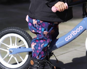 Pantaloni softshell foderati in pile Bambi, pantaloni impermeabili per bambini