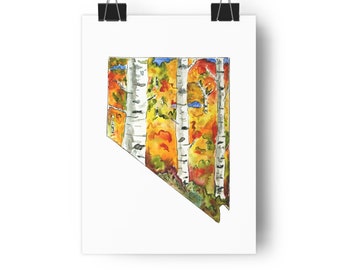 Nevada Aspen Giclée Art Print