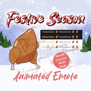 ANIMATED Walking Turkey for the Festive Season! For Twitch, Discord, Youtube