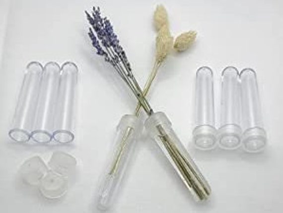 Flower Water Tubes Floral Tubes for Fresh Flowers, Single Stem Flower Water  Tube Clear 3 1/2 Opening 50/pack W/caps 