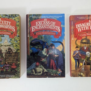 The Ballad Of Wuntvor Series by Craig Shaw Gardener Vintage 1980s Fantasy Paperback Bundle  (GOOD)