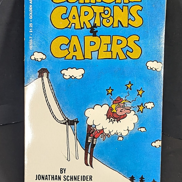 Comical Cartoons & Capers by Jonathan Schneider 1981 Softcover Comic-book (GOOD CONDITION)