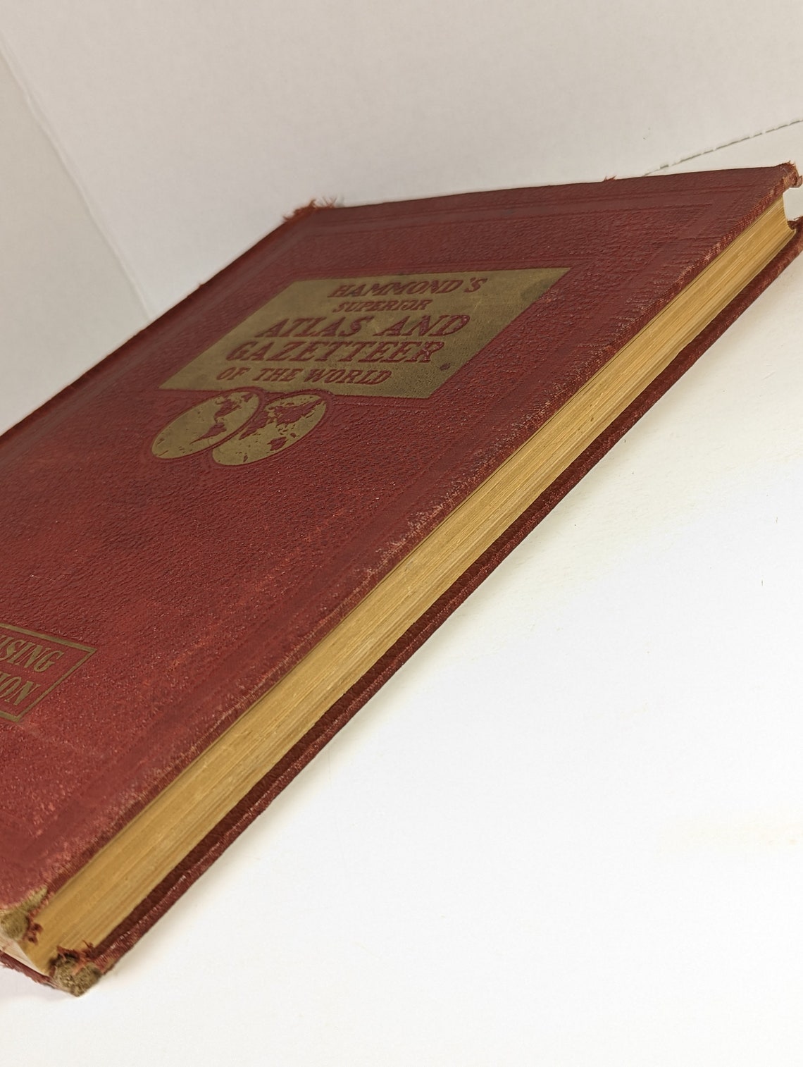 1947 Hammonds Superior Atlas and Gazetteer of the World Self Etsy