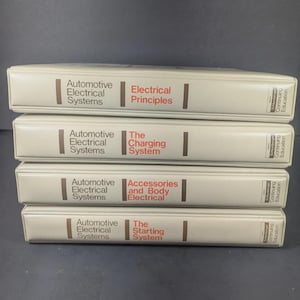 Vintage Car Mechanics Automotive Electrical Systems Continuing Education Set 1978 - Reference Learning Materials - HARD TO FIND!
