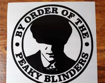 Thomas Tommy Shelby By Order Of The Peaky Blinders Vinyl Decal