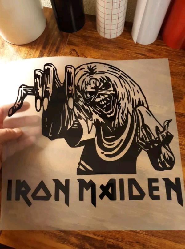 Pegatina De Vinilo De 4" Iron Maiden The Trooper. Calcomanía Clásica De Heavy Metal Para Coche, Guitarra, Monopatín, Etc