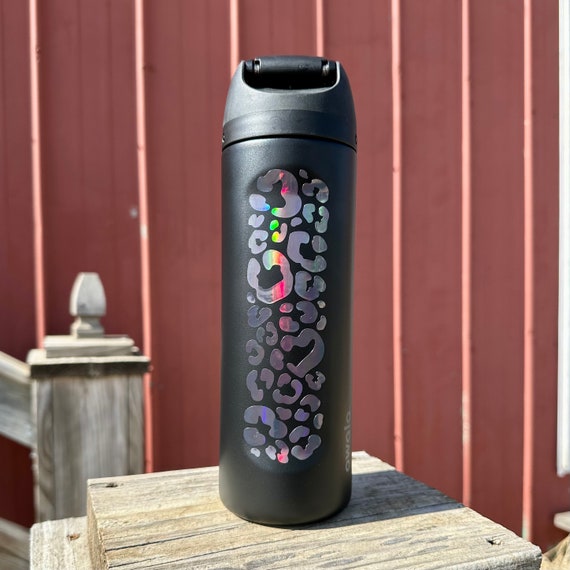 Leopard FULL WRAP Owala Freesip Personalized Water Bottle