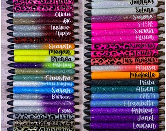 Customized Glitter Gel Pen – Sassy Boo Creations